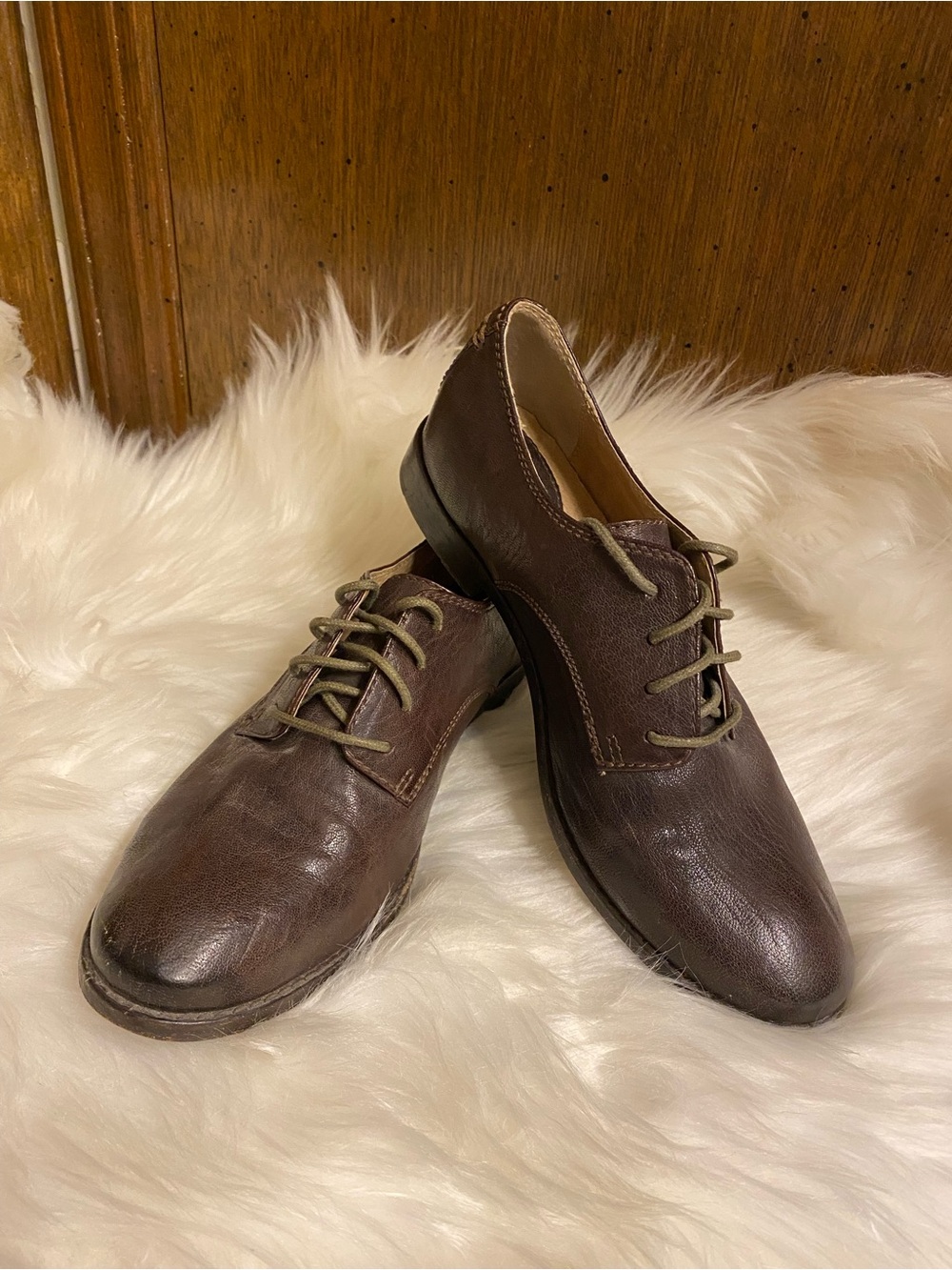 Frye leather oxfords